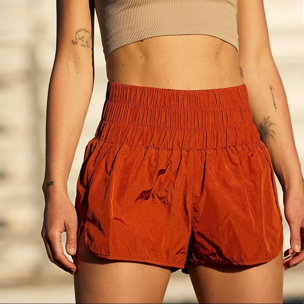 Free People Movement Way Home Shorts Cinnamon Sugar